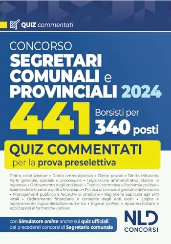 441 Borsisti Segretari Comun.prov.quiz