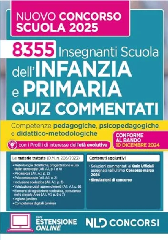 Scuola Infanzia E Primaria 2025 Quiz