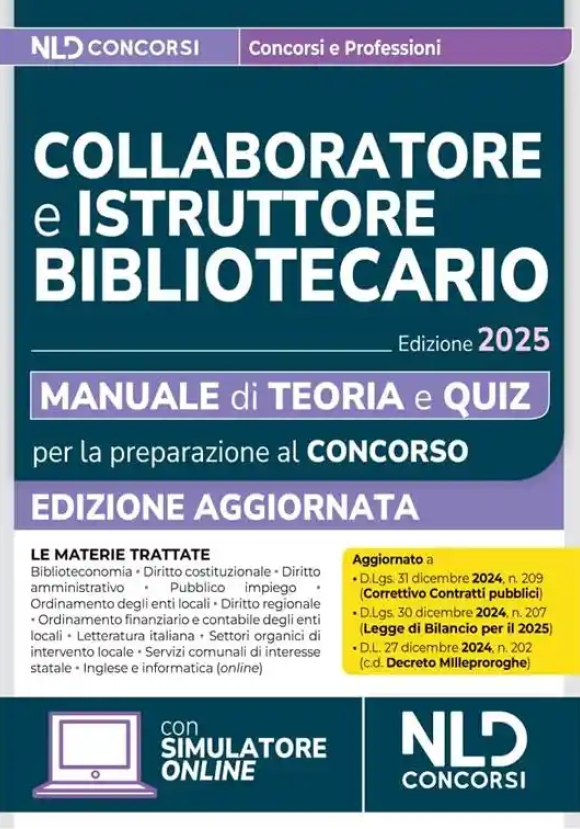 Collaboratore E Istruttore Bibliotecario