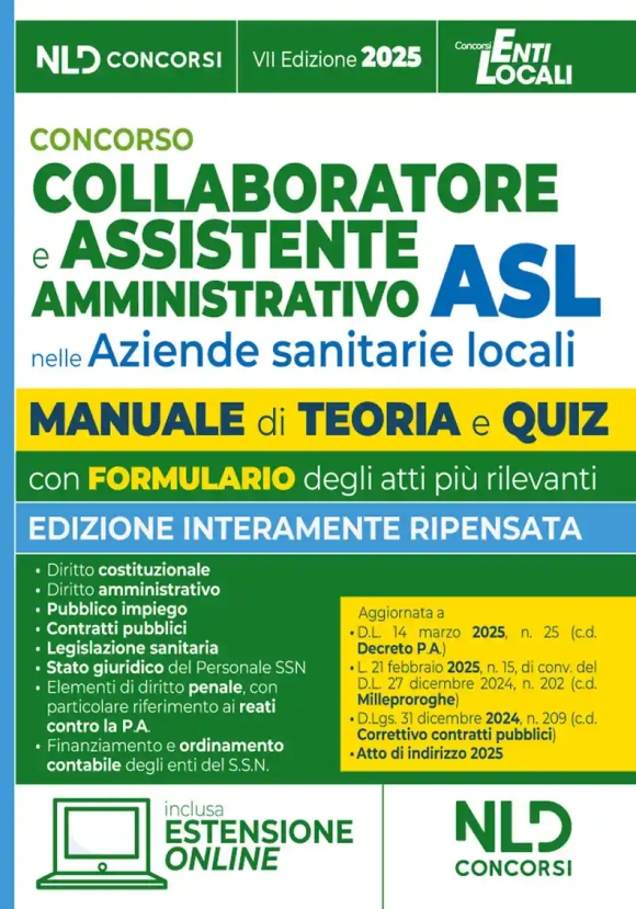 Collaboratore Assistente Amm.asl Manuale