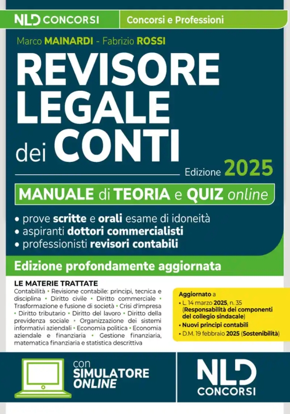 Revisore Legale Dei Conti 2025 Manuale