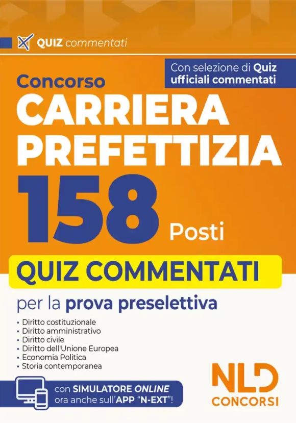 158 Carriera Prefettizia 2025 Quiz