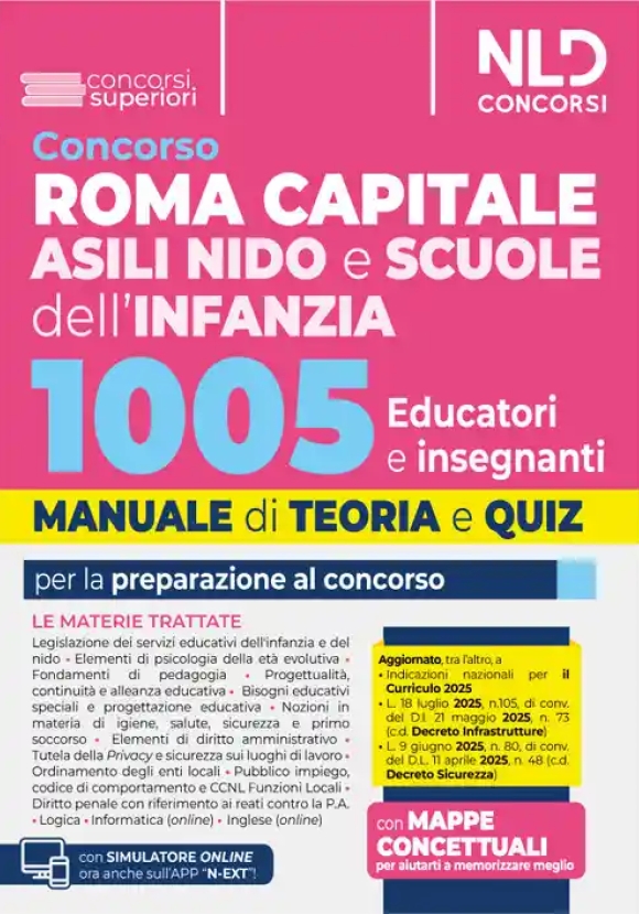 1005 Educatori Insegn,asili Nido Roma
