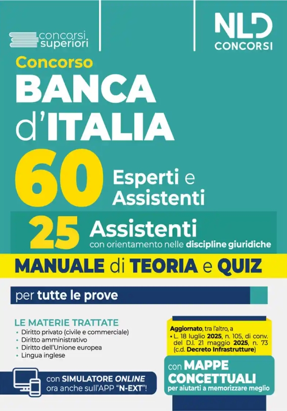 25 Assistenti Disc.giuridiche B.italia