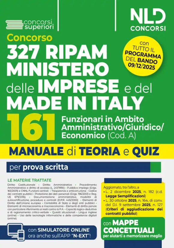 161 Funzionari Giur-econ. Ripam Cod.a