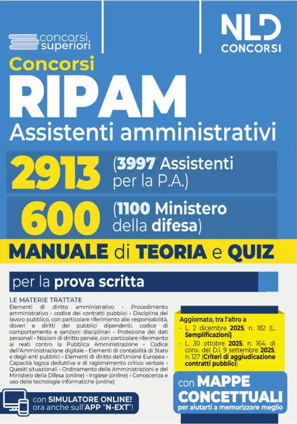2913 Assistenti Amm.1100 Difesa Ripam