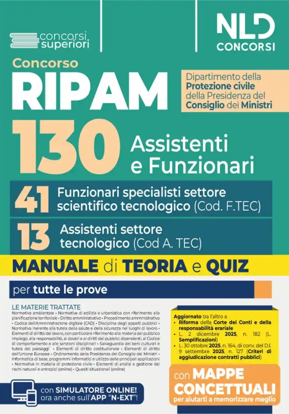 41 Funzionari Scient.13 Assist.ripam