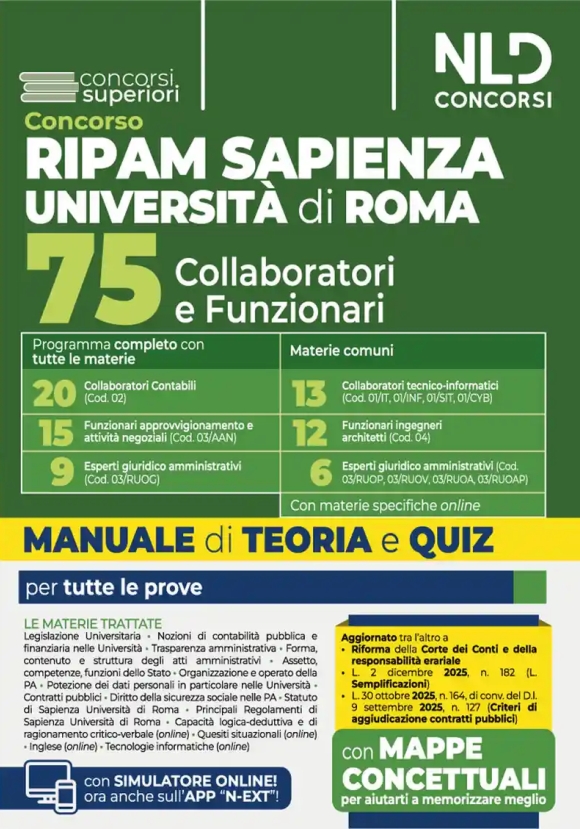 75 Collaboratori E Funz.univ.sapienza