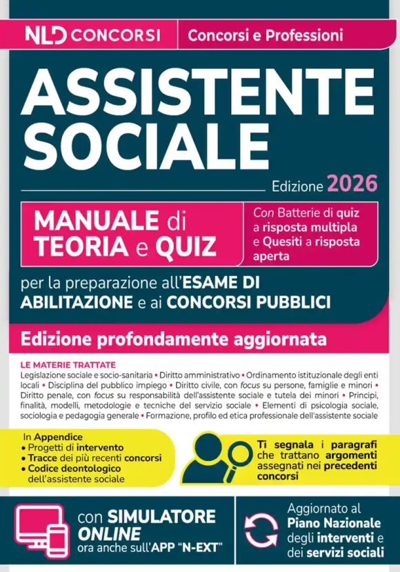 Assistente Sociale 2026 Manuale