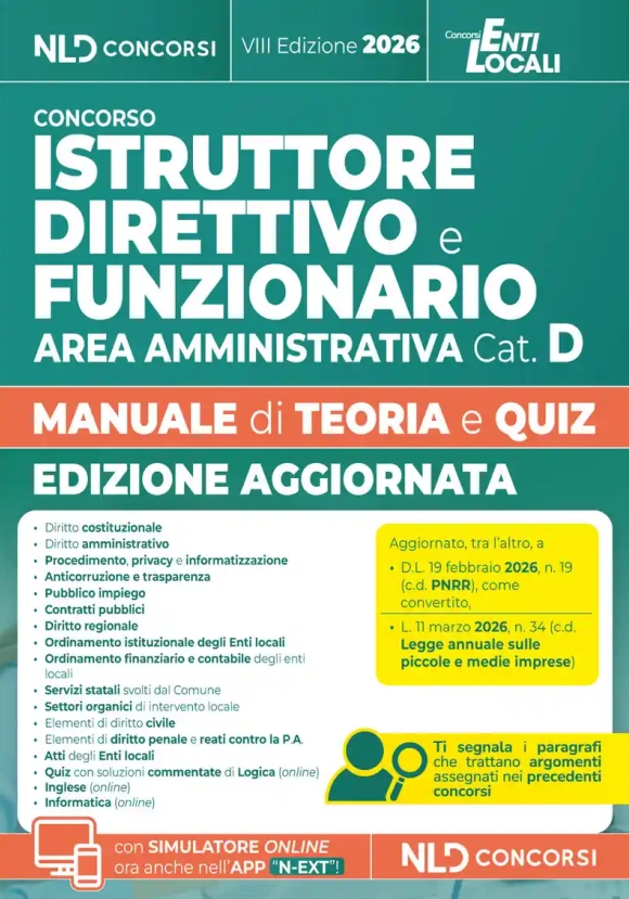 Istruttore Direttivo Funz. Area Amm.d
