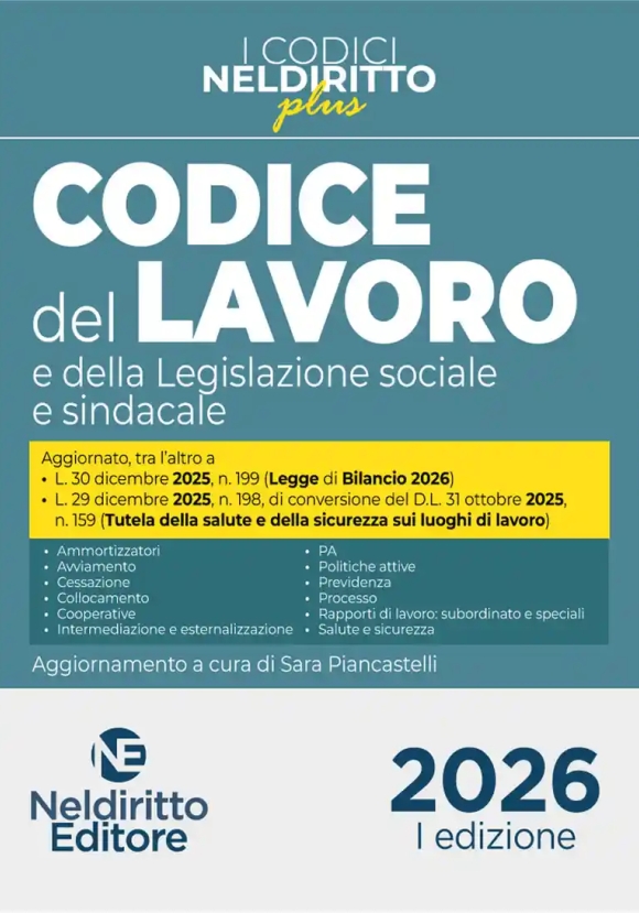 Codice Lavoro Plus 2026 1ed.