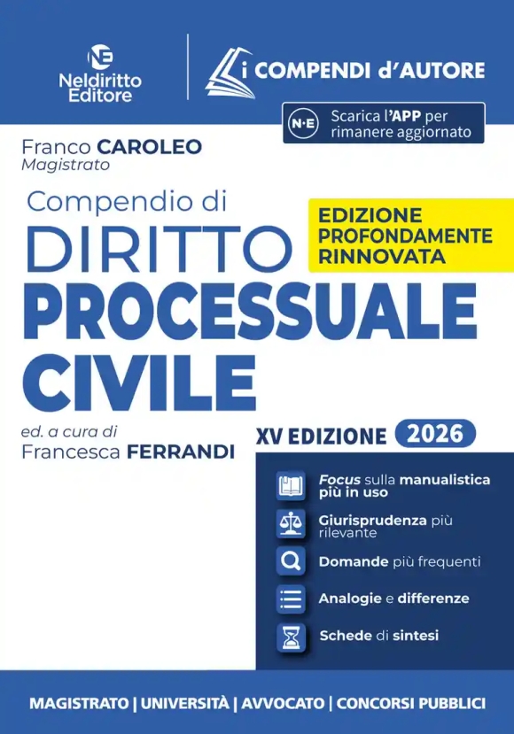 Compendio Dir. Processuale Civile 2026