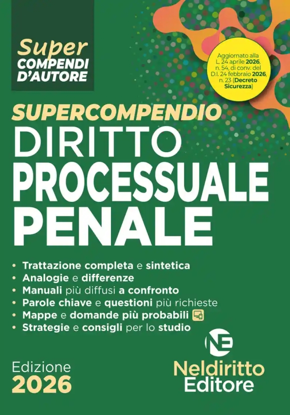 Supercompendio Dir.proces.penale 2026