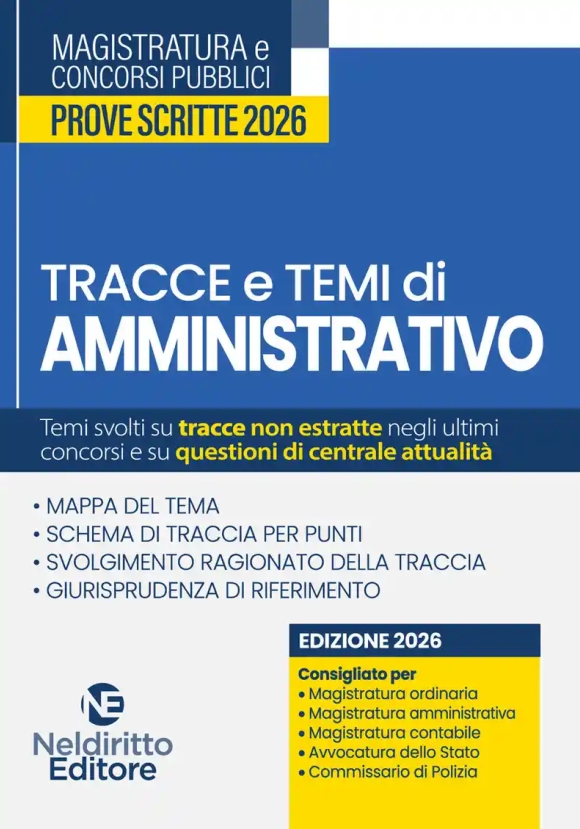 Tracce Temi Diritto Amm.vo 2026 Magistr